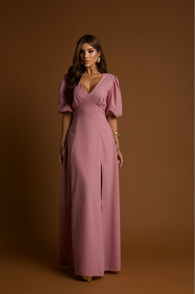 Vestido Longo Camponesa Katy Algodão Doce Compre Online